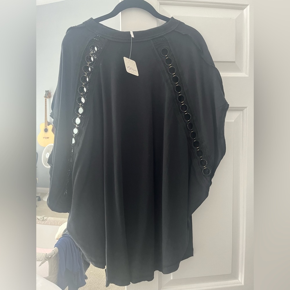 Free People dolman sleeve back top